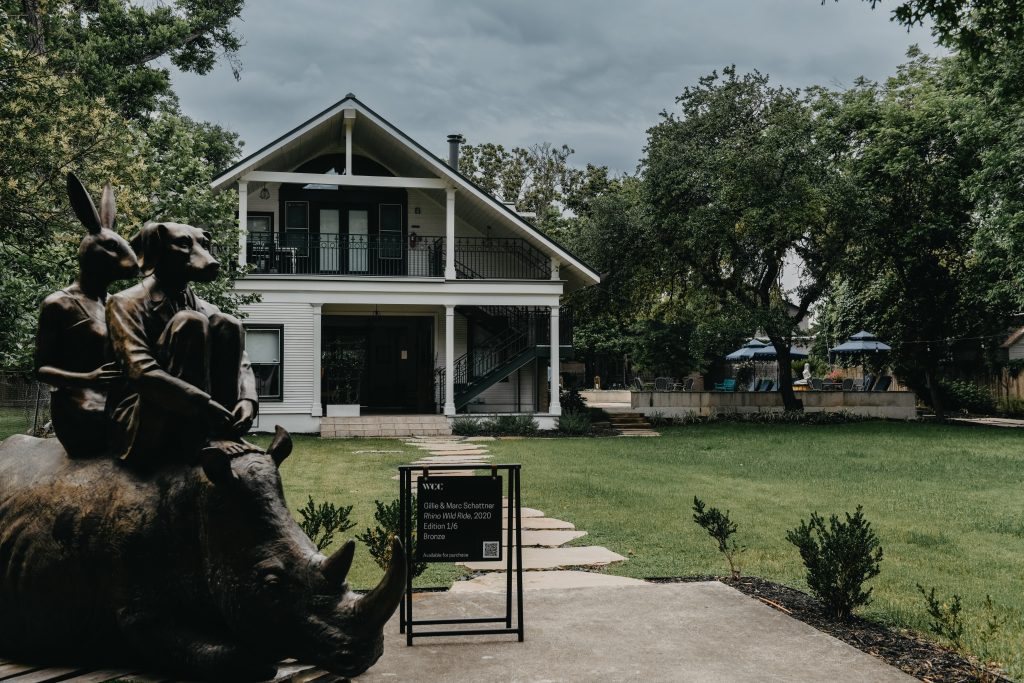 Sophie's Gasthaus in Texas during the day